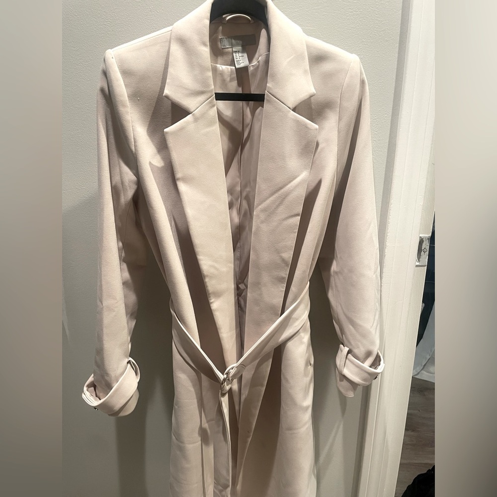H&M Light Khaki Trench Coat